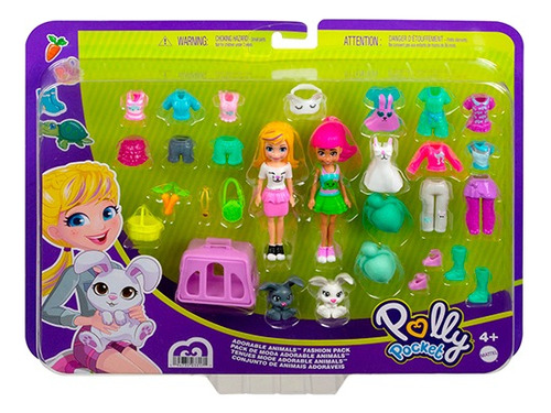 Polly Pocket Pack De Moda Adorable Animal