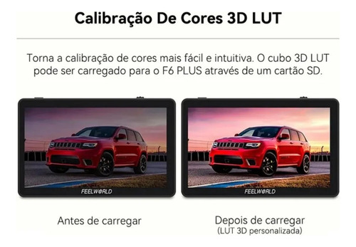 Monitor Feelworld F6 Plus V2 Original Touch 3d Lut 6 Brasil