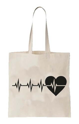 Tote Bag Electro (corazón) #8