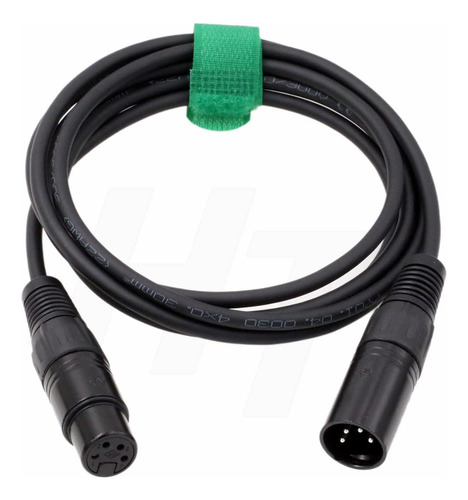 Hangton Cable De Extensin De Fuente De Alimentacin Xlr De 4