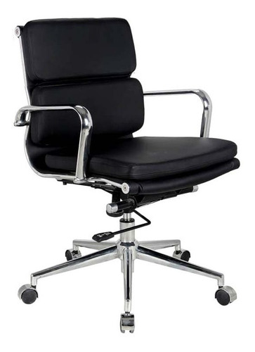 Silla Sillon Premium Aluminium Soft Pad Bajo Cromado Premium