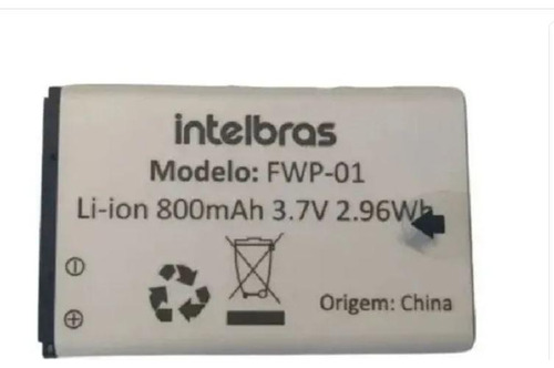 Bat Eria Intelbras Fwp-01 Telefone Cfw8031 Cfw9041 Original