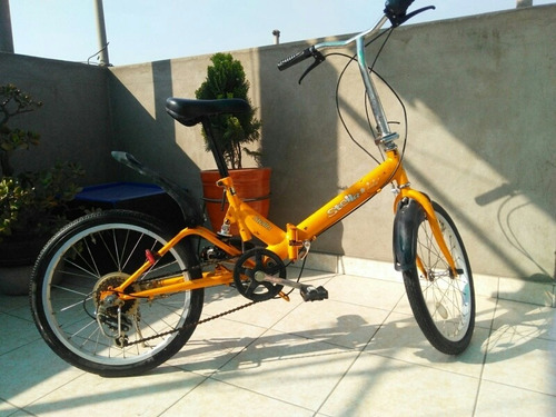 Imagen 1 de 5 de Bicicleta Japonesa Con Amortiguacion Stella Aro 20 Plegable