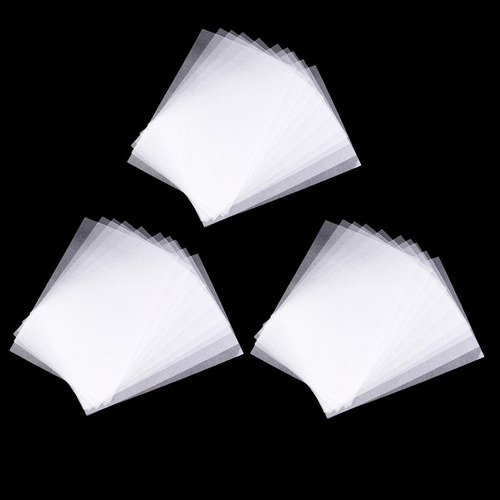 30 Peças Claras Folhas De Filme Retrátil Papel Retrátil