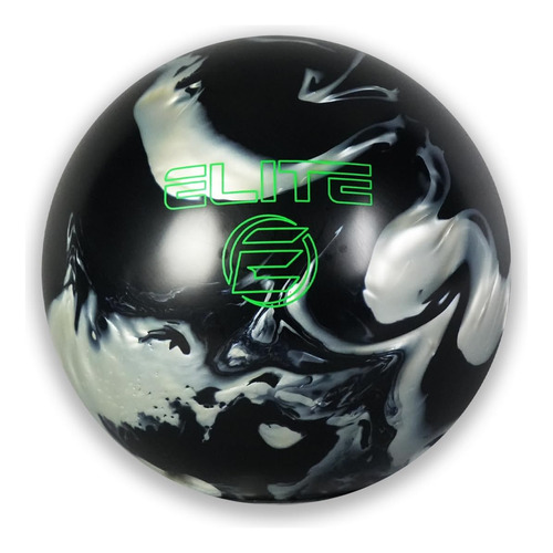 Bola De Boliche Elite Black Silver Ez Hook Preperforada