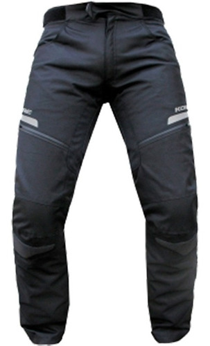 Pantalon Kore Para Motociclista Tp-1118 / Negro/ Reflectivos