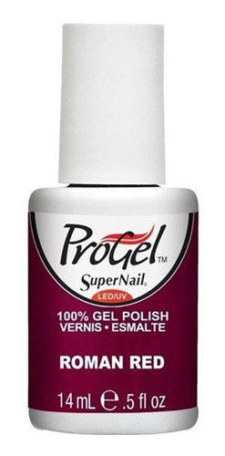 Esmalte Semipermanente Progel Roman Red 14ml Supernail