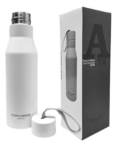 comprar Botella Térmica Deportiva 750 Ml Acero Inoxidable Explorer Color Blanco comprar Botella Térmica Deportiva 750 Ml Acero Inoxidable Explorer Color Blanco