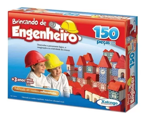Jogo 150 Peças Blocos De Montar Grande Brinquedo Educativos
