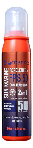 Biomarine Sun Marine Fps 50 Com Repelente Icaridina - Spray