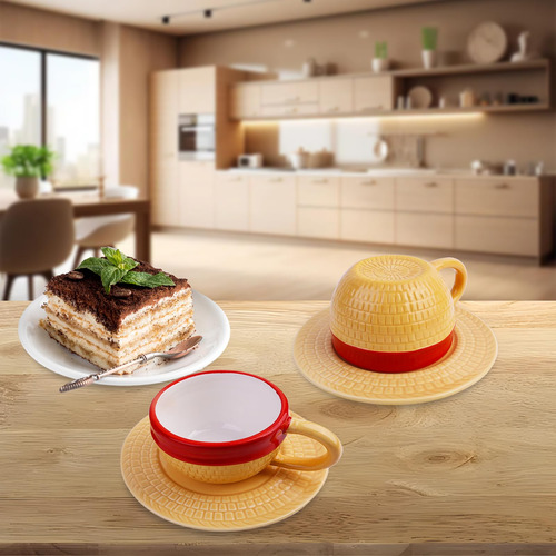 Taza De Café De Cerámica Con Forma De Sombrero 3d, Regalo