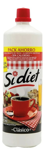 Edulcorante Sidiet Liquido 600ml Suchina S.a