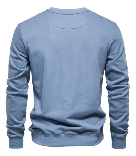 Sudadera Deportiva De Moda De Algodón Liso Para Hombre