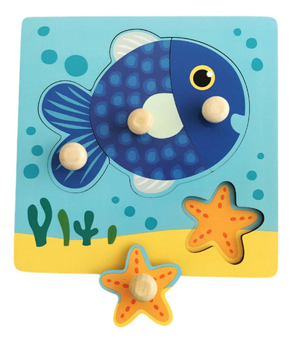 Y1m Peg Puzzle Board Juguete Educativo Montessori Para Viaje