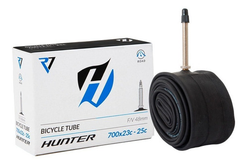 Camara Para Bicicleta Hunter 700x23/25c Ruta V.f. 60mm