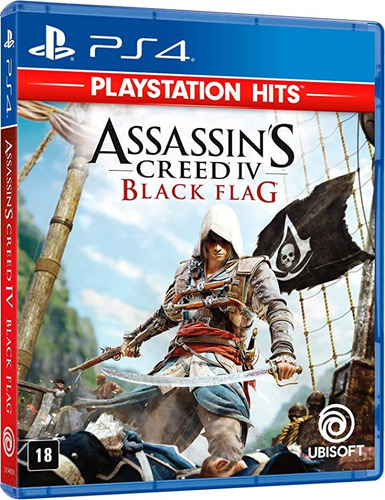 Assassin's Creed Iv Black Flag  Ps4 - Físico - Novo- Lacrado