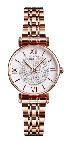 Reloj Mujer Skmei 1533 Acero Minimalista Elegante Clasico