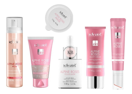 Idraet Kit Cuidado Facial Células Madre Rosa Alpina 