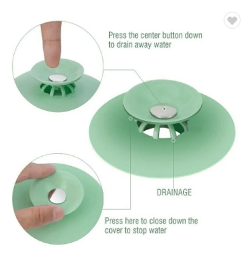 Tapón Silicona Bañera Drenaje Residuo Flexible Bacha Baño Surtido