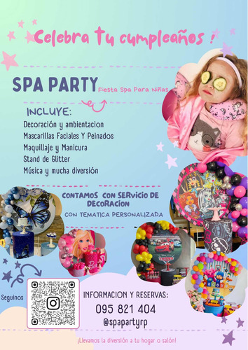 Spa Party - Decoración - Eventos Cumpleaños