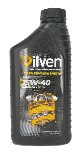 Oilven Lyder Synthetic Blend Aceite De Motor Api Sn Sae  ...