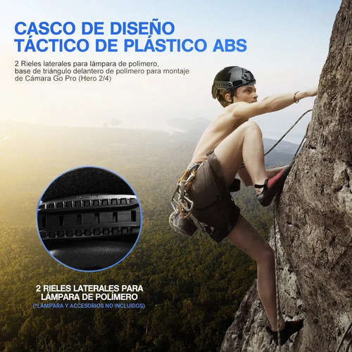 Casco Táctico Militar Para Moto Y Bicicleta Gotcha Flip Swat