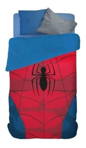 Imagen 3 de 3 de Frazada Piñata Corderito 1 1/2 Plazas Hombre Araña