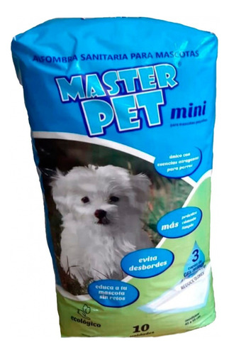 Paño Master Pet Mini X 10 Unidades. 45 X 55 Cm.