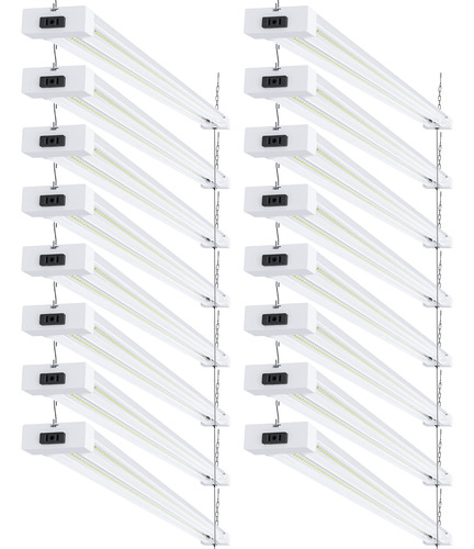 Sunco - Paquete De 16 Luces Led Para Taller De Garaje De 4 P