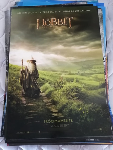 Afiche-póster De Película De Cine Original El Hobbit