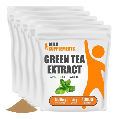 Bulk Supplements | Extracto Té Verde | 5kg | 10000 Servicios