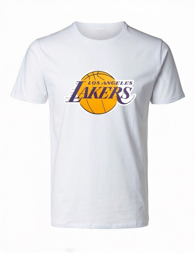 Polera Los Angeles Lakers Nba Estampadas Algodon  