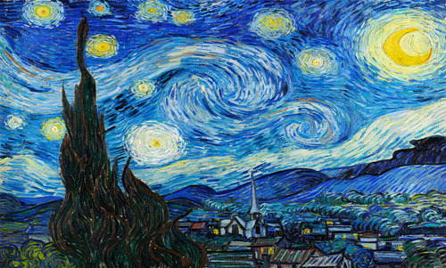 Noche Estrellada Van Gogh, Lienzo Canvas Cuadro Decorativo
