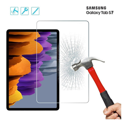 Samsung Tab S7 11 2020 T870 T875 Mica Vidrio Templado Lamina