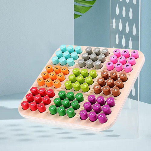 Juego De Mesa De Madera, Rompecabezas De Sudoku Con Número,