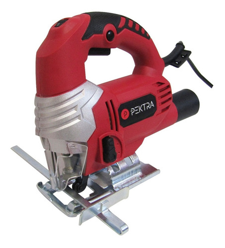 Imagen 3 de 7 de Sierra Caladora De Mano Pektra 600w 2800rpm Madera Acero