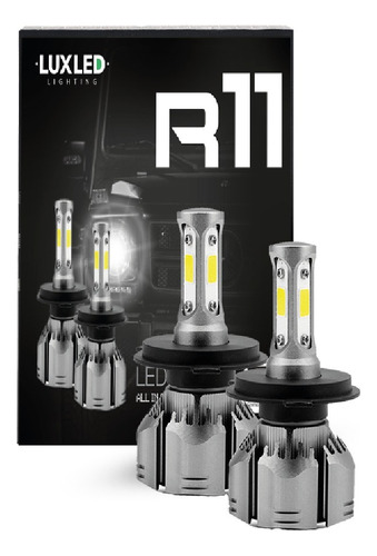 Kit Turbo Led H1 H3 H4 H7 H11 H13 9005 9006 880 24000lm R11