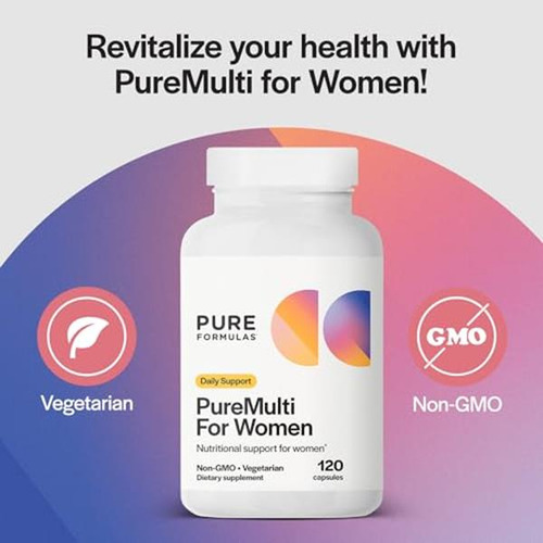 Pureformulas Puremulti Multivitaminas Para Mujeres 120 Caps