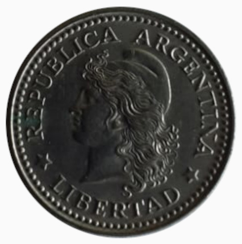 Moneda Argentina 1958 5 Centavos Con Punto
