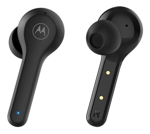 Auriculares Motorola Motobuds 085 Bluetooth Ipx5 Originales Color Negro