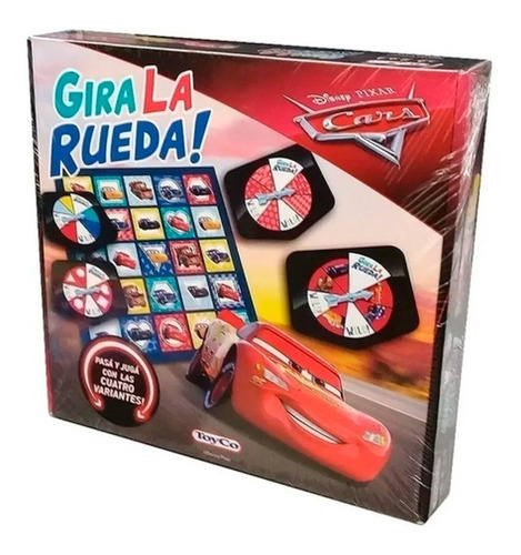 Cars Juego De Mesa Gira La Rueda - Toyco