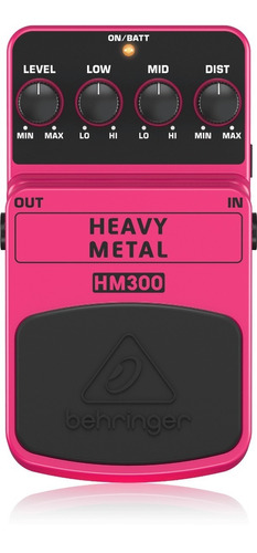 Pedal Behringer Heavy Metal Hm300
