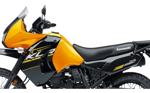 Imagen 2 de 9 de Calcomanias Kawasaki Klr 650 Carbono Resina Designpro
