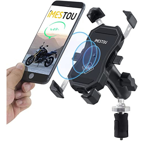 Imestou Motocicleta De Fresado Inalámbrico Qi/usb 6yxbb