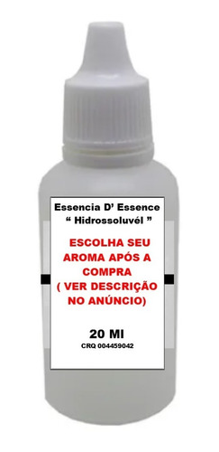 07 Essência 20 Ml Difusor Umidificador Elétrico Ultrassônico