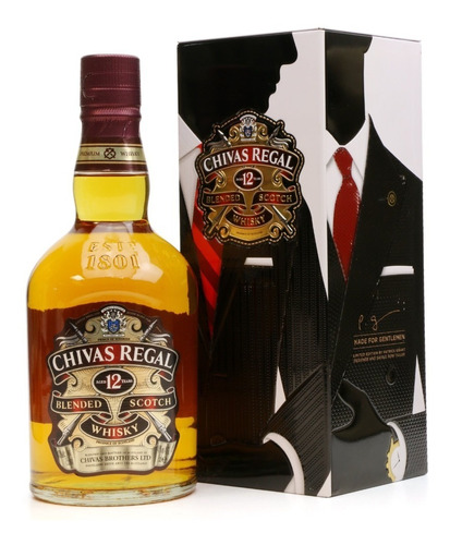 Whisky Chivas Regal Limited Edition 12 años estuche lata 750cc