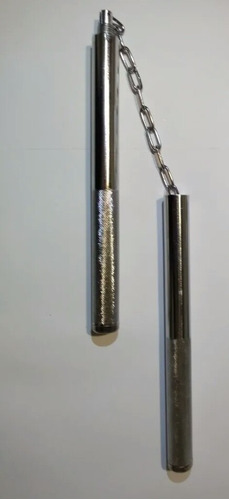 Nunchaku De Metal Convertible A Bastón De 55cm