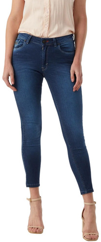 Jeans Taverniti Energy Medio/chupin Elastizado Mujer
