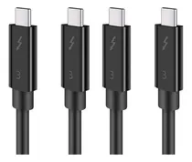 Comprar X 2 Cables Tipo C Para Cable De Datos Thunderbolt 3 De 40