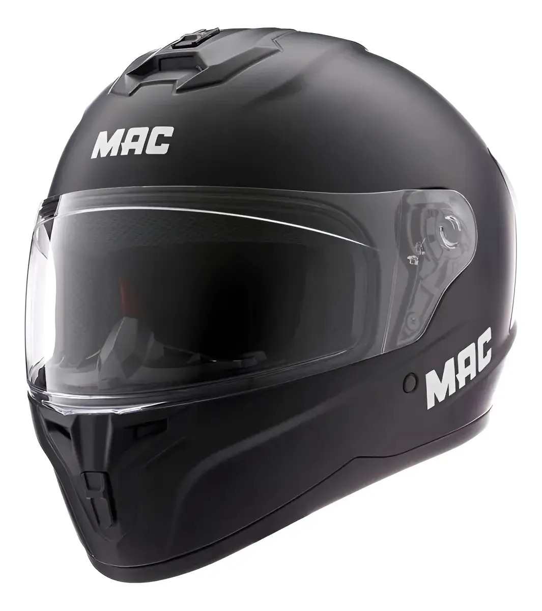 Casco Moto Mac Integral Ff 070 Volt Solid Negro Mate Diseño Sólido Tamaño del casco M